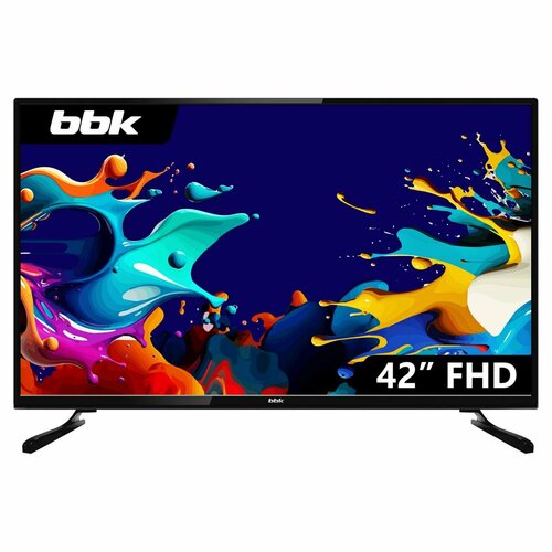 LED-телевизор BBK 41.5 42LEM-1080/FTS2C черный телевизор 42 bbk 42lem 1080 fts2c full hd 1920x1080 черный