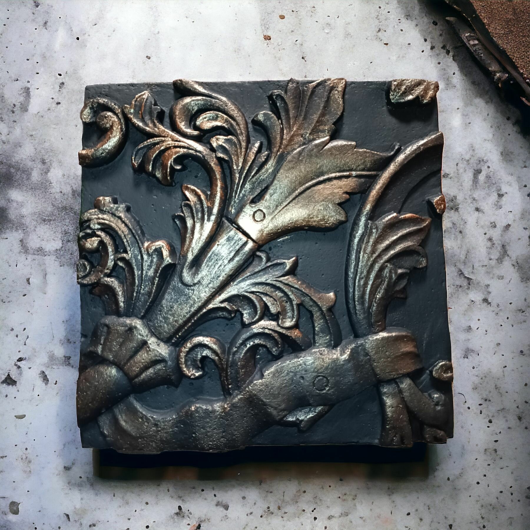 Комплект 2шт. панно, Античный орнамент, лепнина. Декор, картина для дома, офиса, кафе.