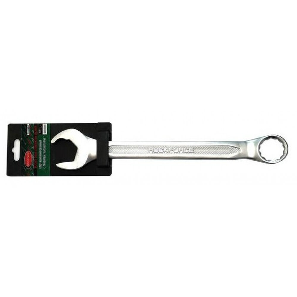 ROCKFORCE Ключ комбинированный с профилем Ratchet drive 30мм, на пластиковом держателе RF-75530RD(28760)