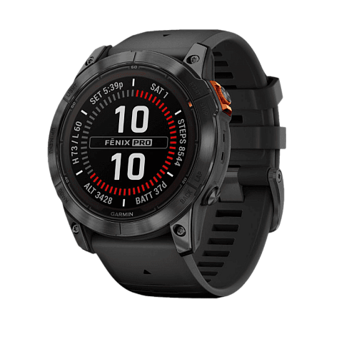 Garmin Fenix 7X Pro Solar, Slate Gray / Black Band (010-02778-01)