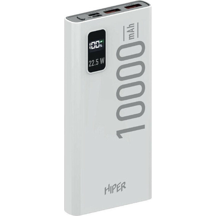 Мобильный аккумулятор Hiper EP 10000 10000mAh 3A QC PD 2xUSB черный (EP 10000 BLACK)