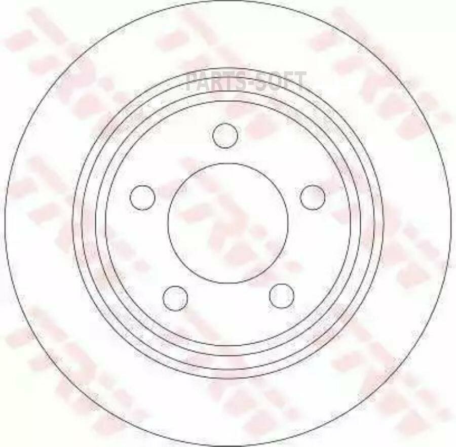 TRW DF4420 Тормозной диск