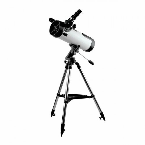 Телескоп Veber PolarStar 500/114 AZ рефлектор черный, белый, серебристый, серый