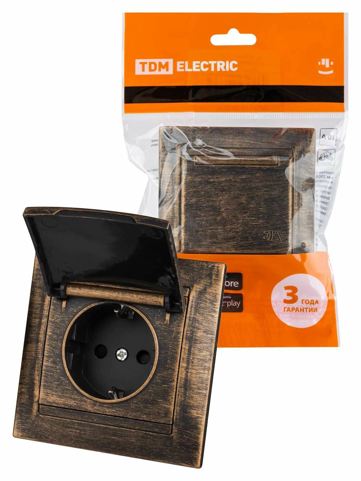 Розетка 2P+PE TDM Electric - фото №6