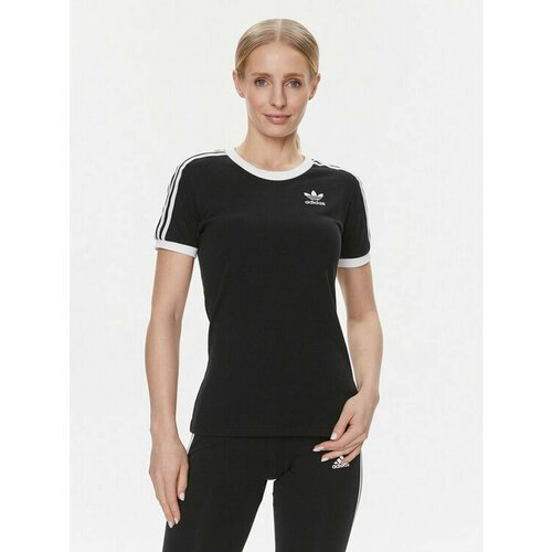 Футболка adidas, размер 32 [FR], черный