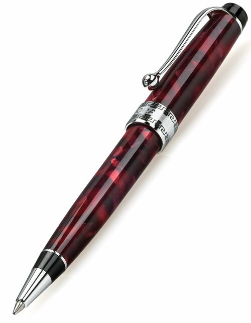 Шариковая ручка AURORA Optima Variegated Burgundy Chrome Plated (AU 998-CXA)