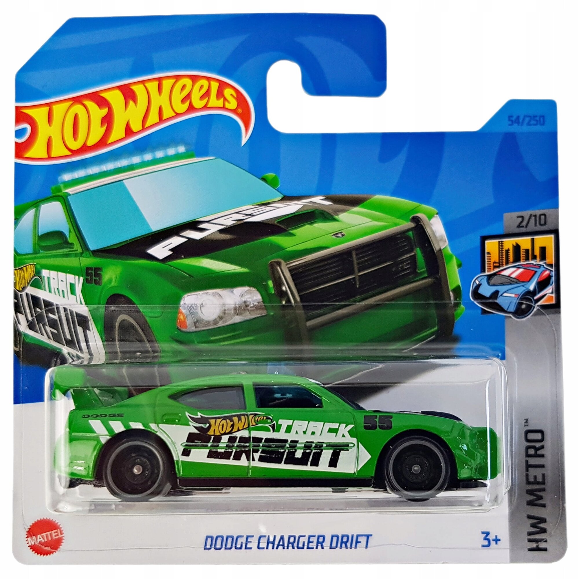 Машинка Hot Wheels 5785 (HW Metro) Dodge Charger Drift зеленая 5785/HKG92