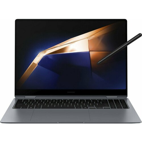 16 Ноутбук 2024 Samsung Galaxy Book 4 Pro 360 NP960QGK-KG1, сенсорный AMOLED 2880x1800 120Hz, Intel Core Ultra 7, 16 ГБ RAM LPDDR5X, 1024 ГБ SSD, русская клавиатура