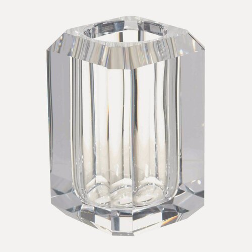 Изображение товара Стакан для ванной комнаты, 11 см, стекло, Грани, Shower Crystal Glance