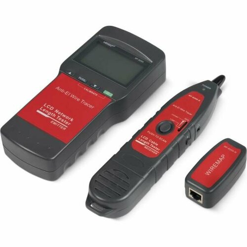 Cabeus (NF-8200) Тестер для витой пары c LCD дисплеем и тон-генератором CT-LCD-RJ45-Scan тестер cabeus ct lcd rj45