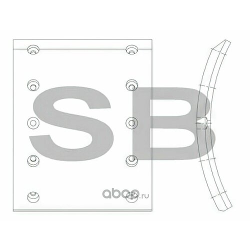 Накладка тормозная передняя 155мм 1022₽