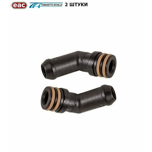 Тосольный выход Патрубок тосольный редуктора ГБО TOMASETTO Nordic с двумя кольцами 2 штуки оригинал 350₽