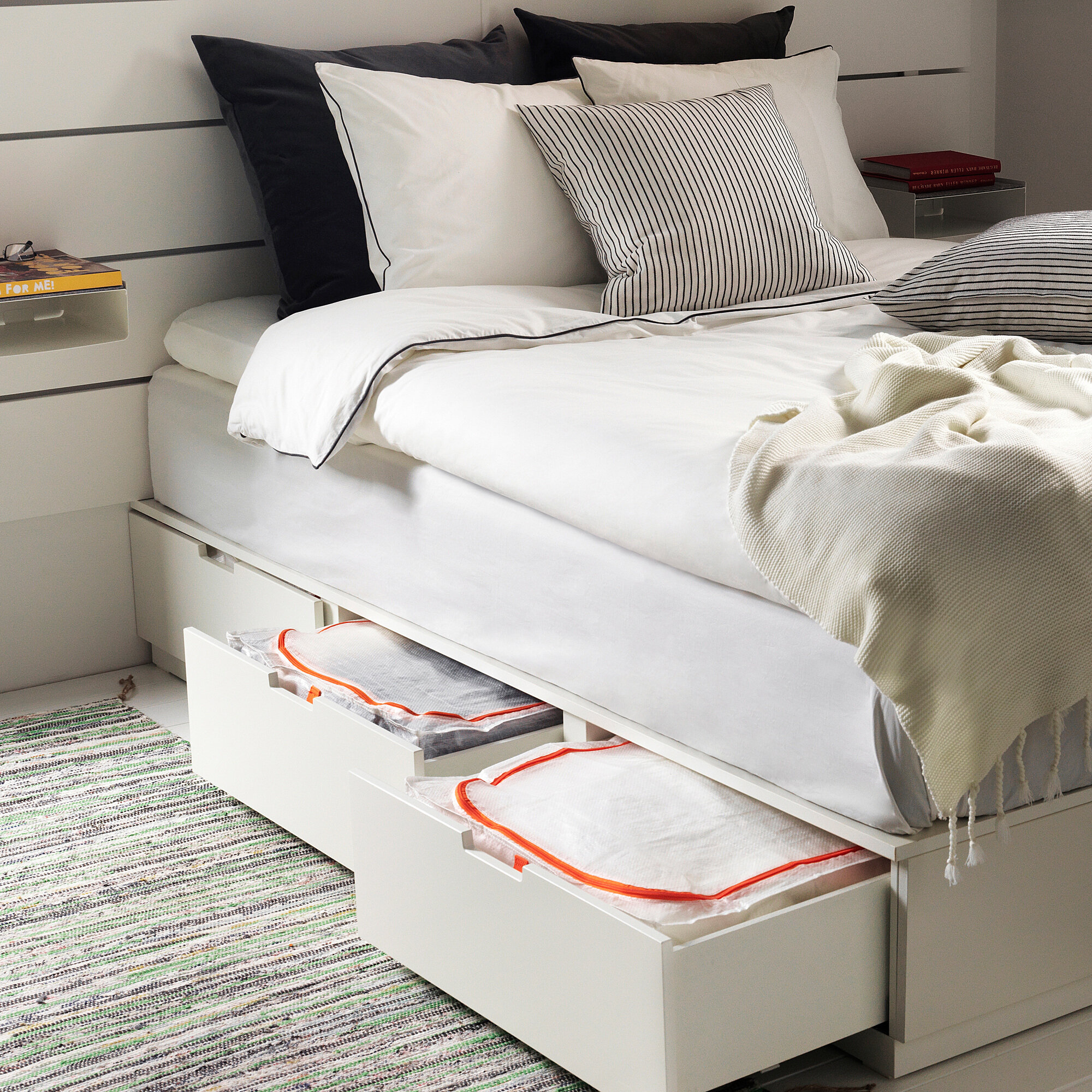 IKEA Parkla сумка для хранения, 55х49х19см, 3 шт — фото 1