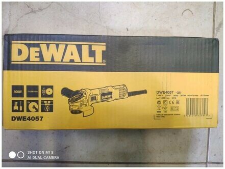 Машина шлифовальная угловая DeWalt DWE4057 - фото №13