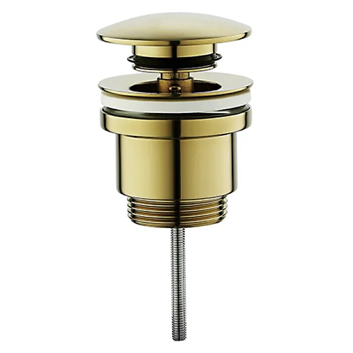 Донный клапан автоматический для раковины FRAP F62-3, цвет золото