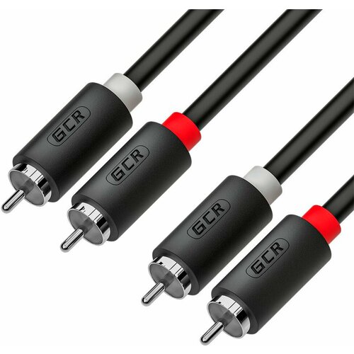 Кабель 2x RCA (M) - 2x RCA (M), 0.5м, Greenconnect (GCR-54122)