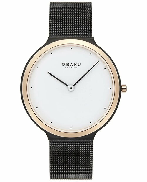 Наручные часы OBAKU, черный, белый