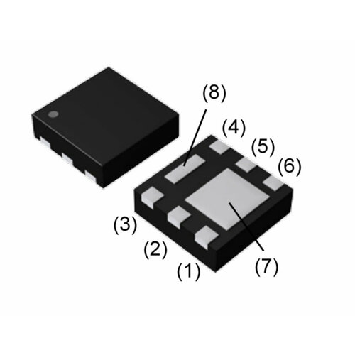 Микросхема RF4E080BNTB N-Channel MOSFET 30V 8A микросхема aon2406 n channel mosfet 20v 8a dfn2x2b