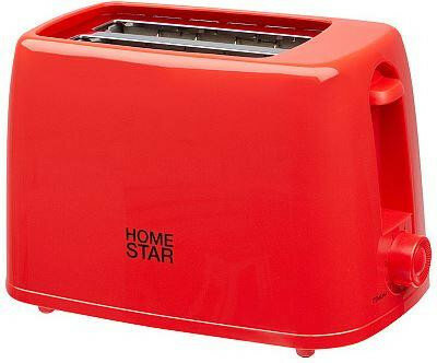 Тостер (HOMESTAR HS-1015, цвет: красный (106192))