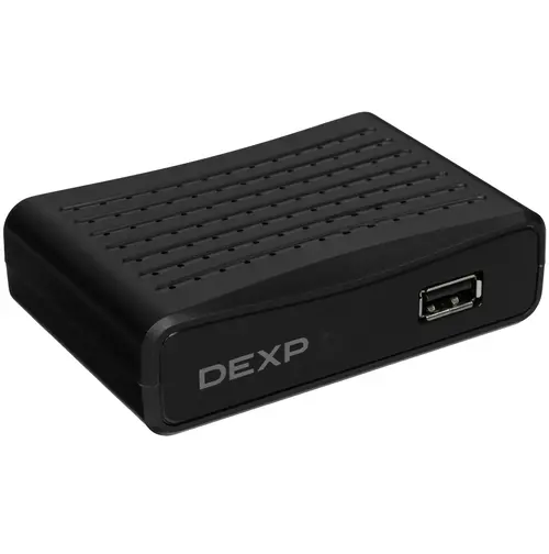 Приставка для цифрового ТВ DEXP HD mini 32 черный