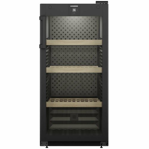 Винный шкаф Liebherr WSbl 4201 1-нокамерн. черный (однокамерный) холодильник бирюса б m109 1 нокамерн серый металлик однокамерный
