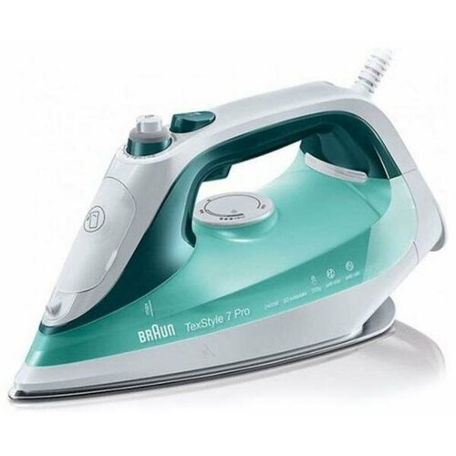 Утюг Braun SI 7042 GR 2400Вт белый бирюзовый 954600₽