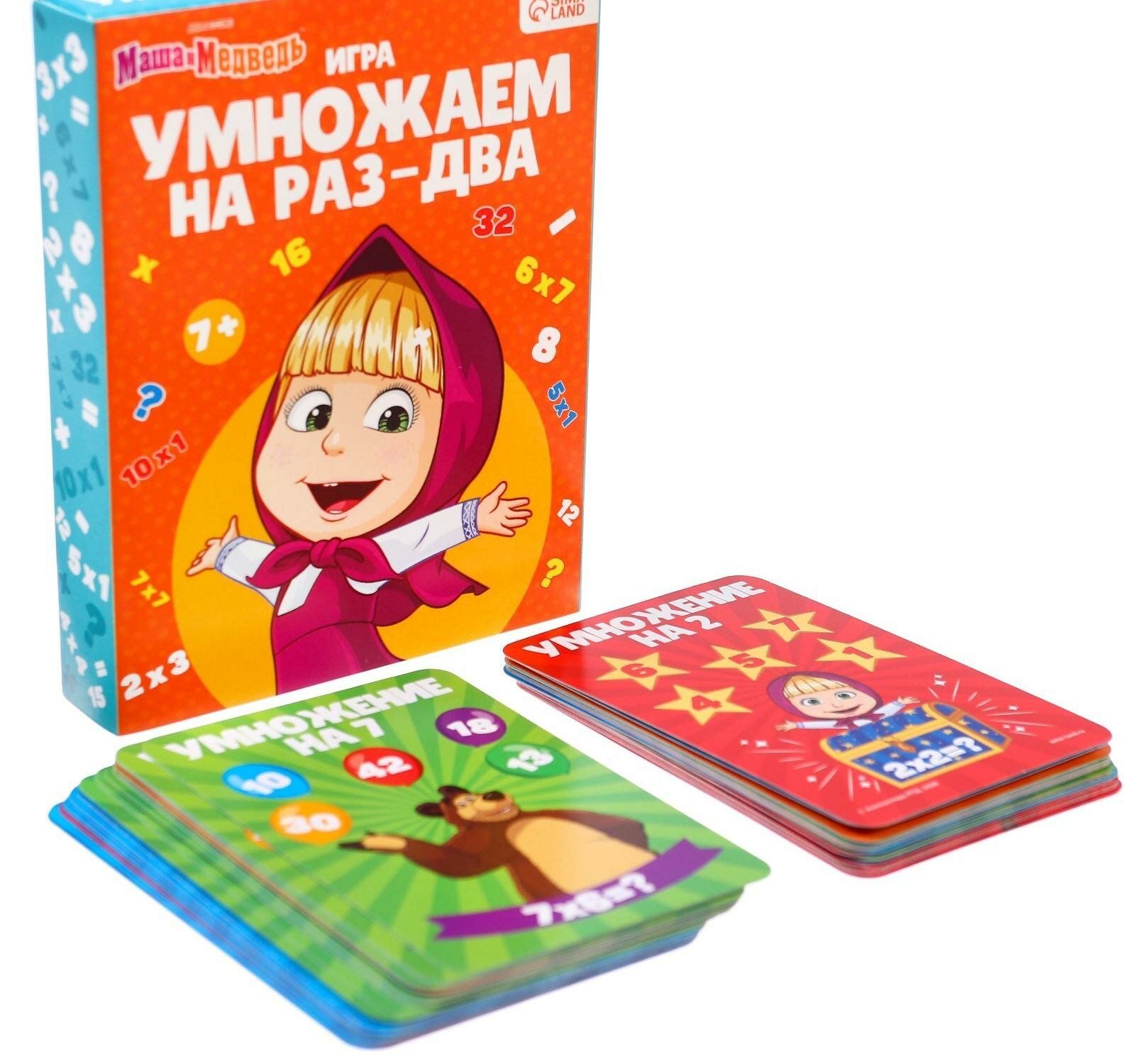 Игра "Умножаем на раз-два", Маша и Медведь