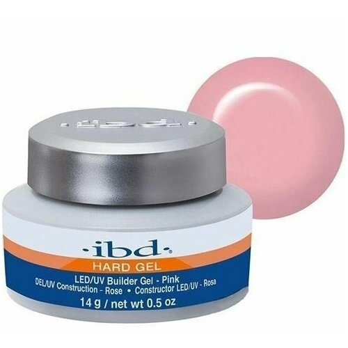 IBD, LED/UV Builder Gel Pink, Конструирующий розовый гель, 14 мл