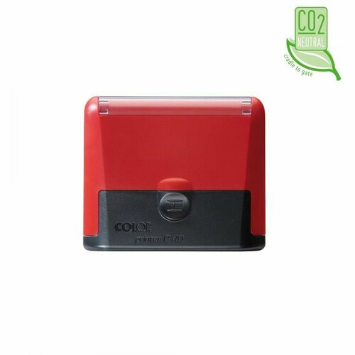 Colop Printer 40 Compact Cover Автоматическая оснастка для штампа с защитной крышечкой (штамп 59 х 23 мм.), Красный