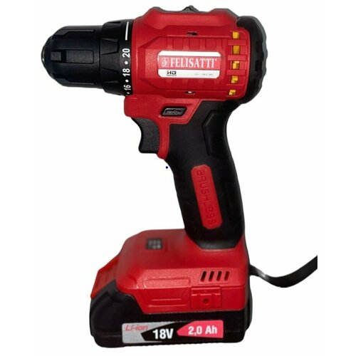 Шуруповерт аккумуляторный FELISATTI ДА-18В Бесщеточная 7780₽