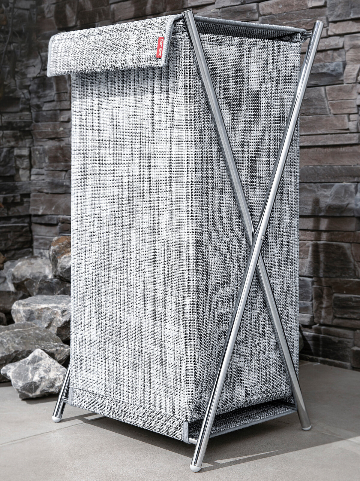 Корзина для белья Casy Home BR-033, складная, с крышкой, 30x25x60 см — фото 1