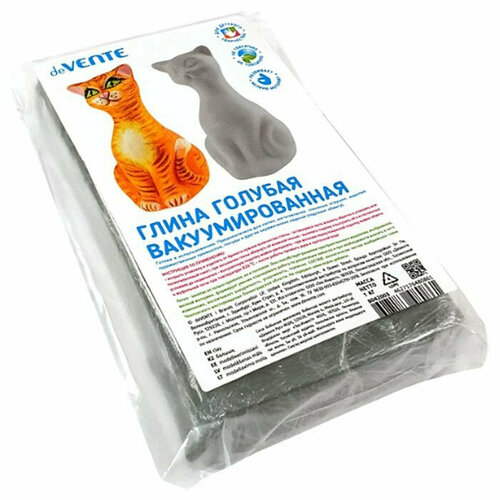 Глина для лепки deVENTE Голубая 1000г вакуумированная арт 8042003 Количество в наборе 3 шт 671₽