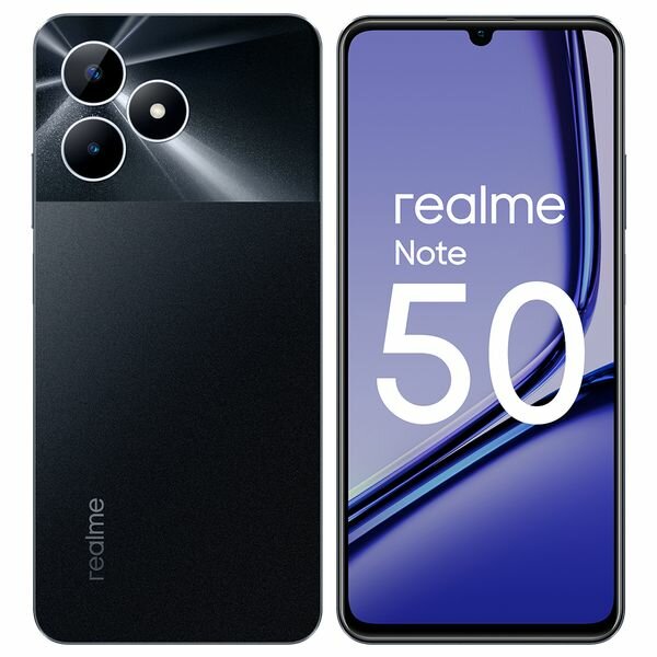 Смартфон RMX3834 (Note 50) 3+64 ГБ цвет: полуночный черный