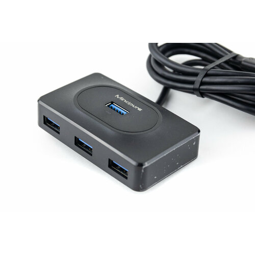 Разветвитель Type-C — USB HUB на 4 порта переходник type c hub usb 3 0 hdmi type c usb hub 3 в 1 адаптер usb type c usb разветвитель для macbook pro air m1 серебристый