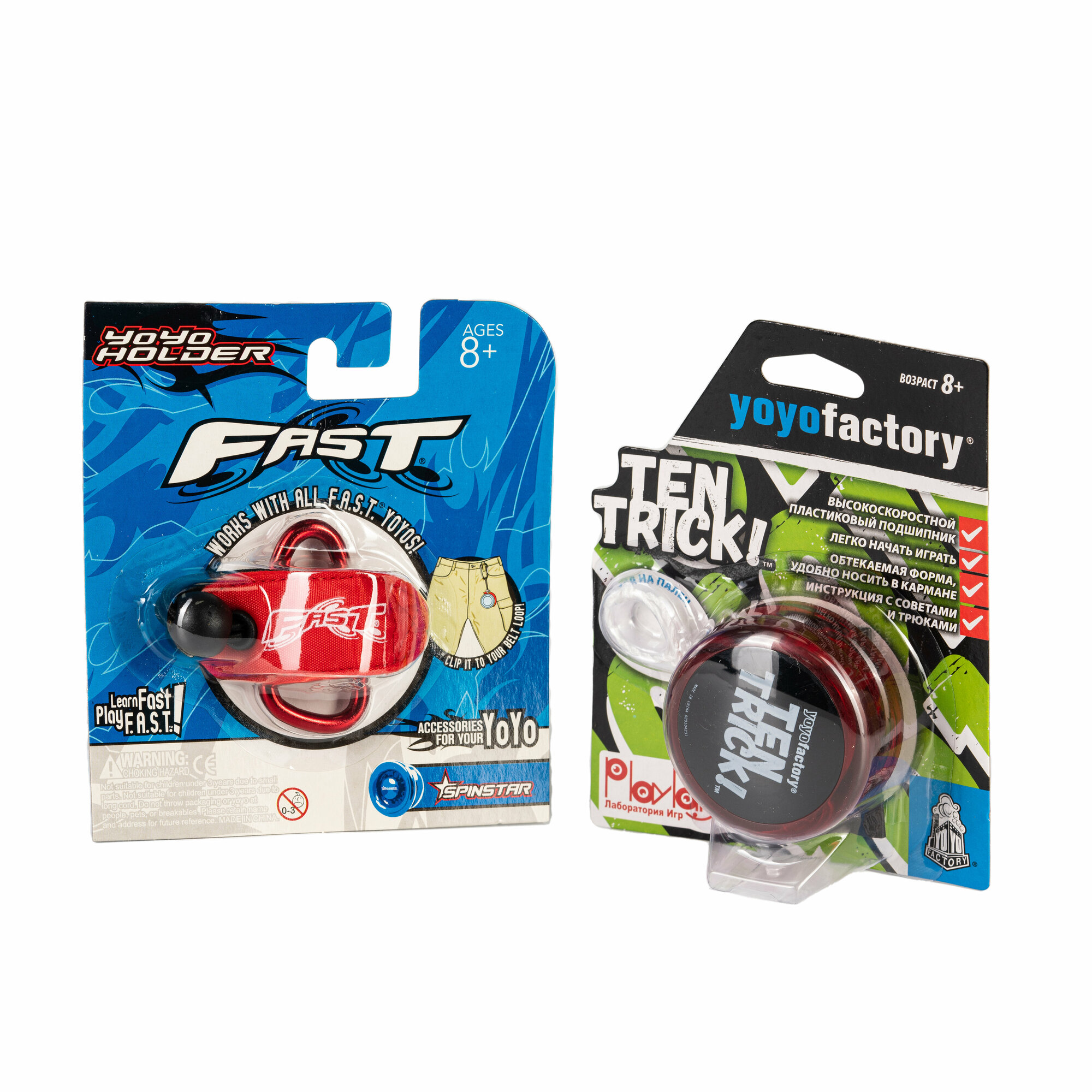 Йо-йо YoYoFactory TenTrick Красный + Держатель