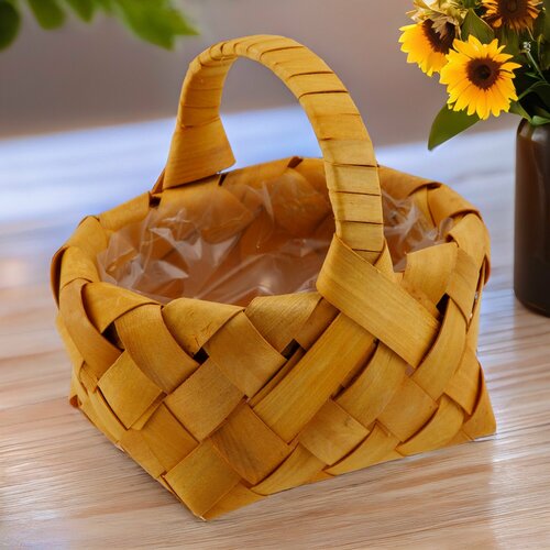 Корзина для хранения плетеная для фруктов овощей цветов 155x13xH7517 см 1056₽