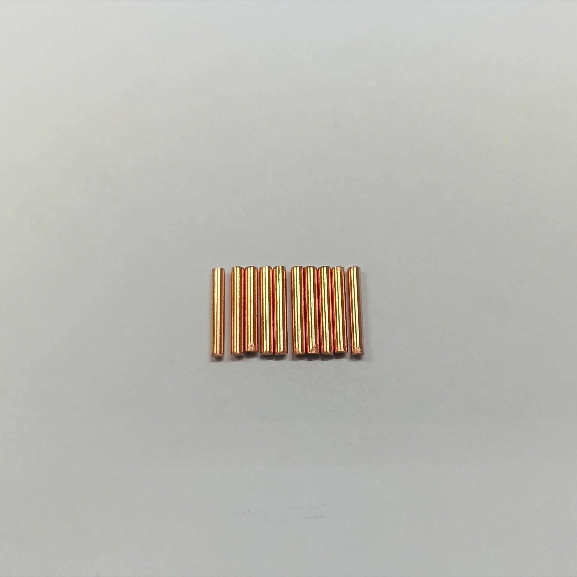 фото Медные электроды для аппаратов точечной контактной сварки для выносной ручки Sunkko HB-70B, 10*1,5мм, набор - 10шт