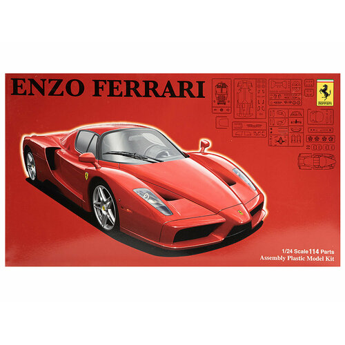 12334 Fujimi Автомобиль Ferrari Enzo (1:24) радиоуправляемые игрушки mjx радиоуправляемый автомобиль 1 14 ferrari enzo