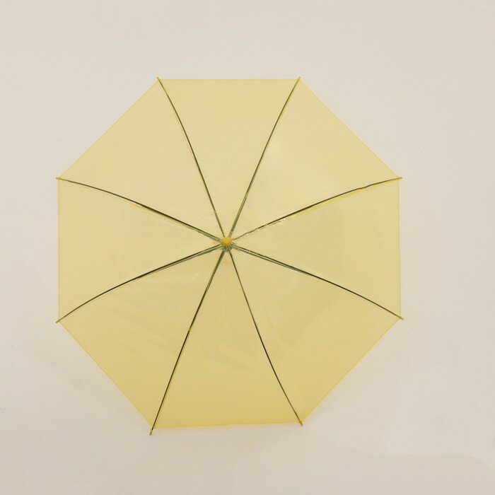 Зонт - трость полуавтоматический, 8 спиц, R = 46 см, цвет микс