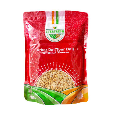 ARHAR DAL Toor Dal  Everfresh  чечевица жёлтая  Эверфреш   500 г 