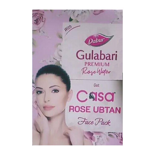 CASA ROSE UBTAN Face Pack Dabur Аюрведическая маска-убтан для лица с лепестками Розы Дабур 25 г 310₽