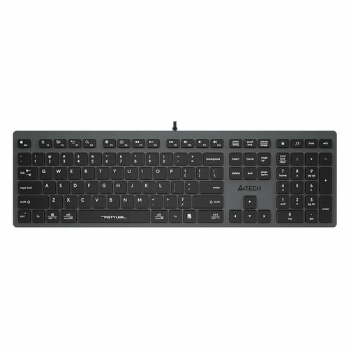 Клавиатура проводная A4TECH Fstyler FX50, USB, 109 кнопок, серая, 1624628 клавиатура проводная a4tech fx50 серый