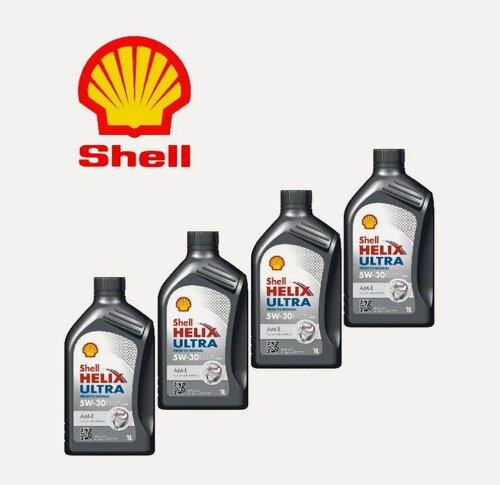 Изображение товара Моторное масло SHELL Helix Ultra Professional AM-L 5w30 4л (4шт по 1л)