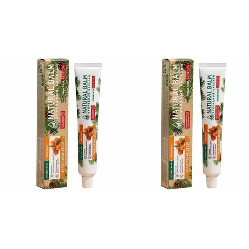 Природный бальзам Зубная паста облепиха, 100 мл, 2 шт