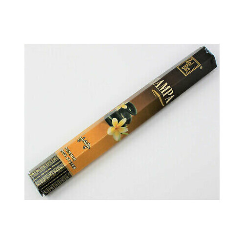 CHAMPA Premium Incense Sticks, Zed Black (чампа премиум благовония палочки, Зед Блэк), шестигранник 20 палочек.