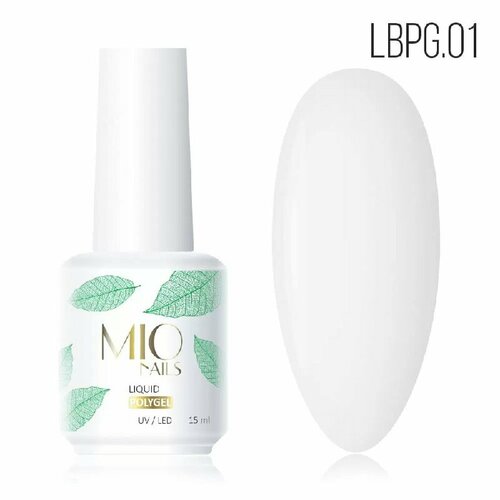 Жидкий полигель MIO Nails Liquid Polygel №01 15 м
