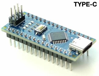 Контроллер NANO совместимый с Arduino Nano CH340 распаяный Type-C