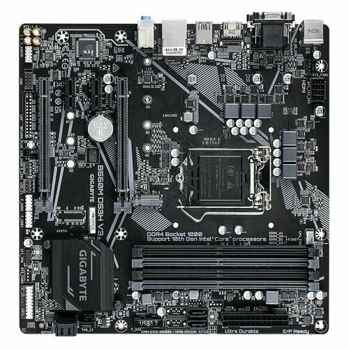 Материнская плата GIGABYTE B560M DS3H V3, LGA 1200, Intel H470, mATX, Ret asrock материнская плата h510m hdv m 2 se lga 1200 intel h470 matx ret