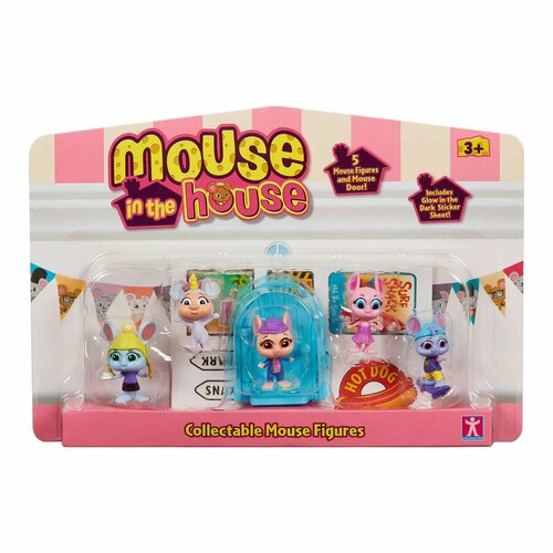 Набор игровой Mouse in the House Милли и мышки Синий 5в1 41725 3247₽