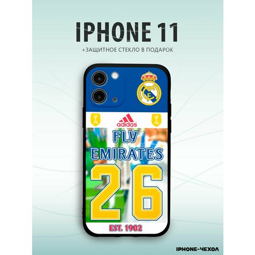Чехол Iphone 11 футбол real номер 26